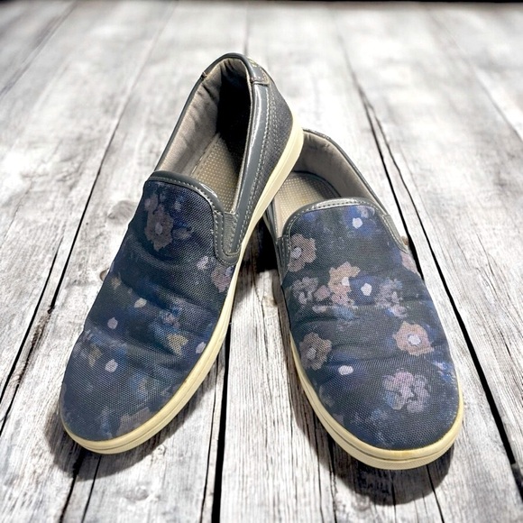 Ted Baker Chaise Blue Floral Men's Slip On Loafers Shoes size 8 - Picture 1 of 14